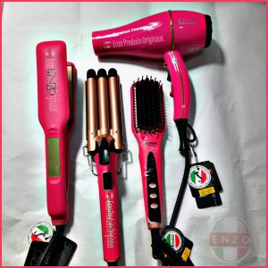 PACK BARBEES ROSE ENZO ITALIAN TITANIUM TECHNOLOGY 4EN1